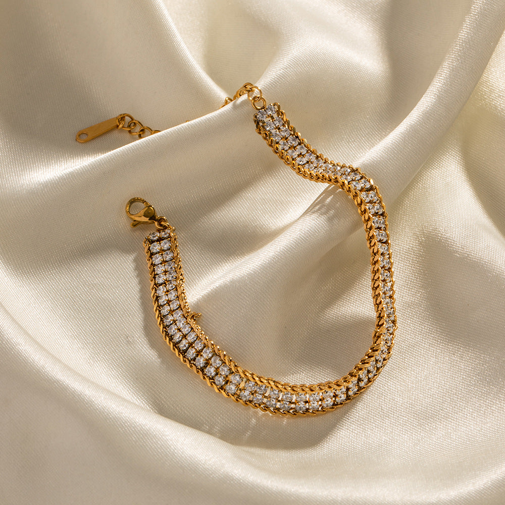 Flora Double Layer Bracelet — view 6