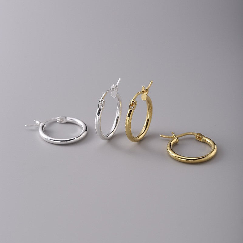 Nina Classic Hoop Earrings — view 5