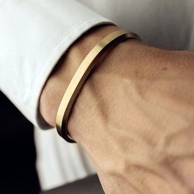 Axel Open Cuff Bracelet — view 3