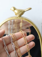 Lyra Double Layer Chain Necklace — view 4