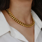 Rosa Chunky Chain Necklace — view 2