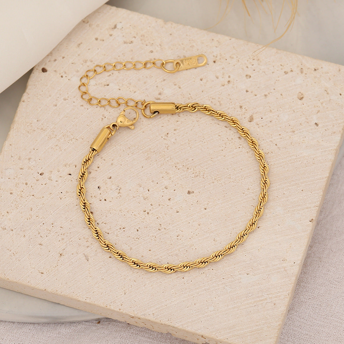 Paola Fine Chain Bracelet — view 8