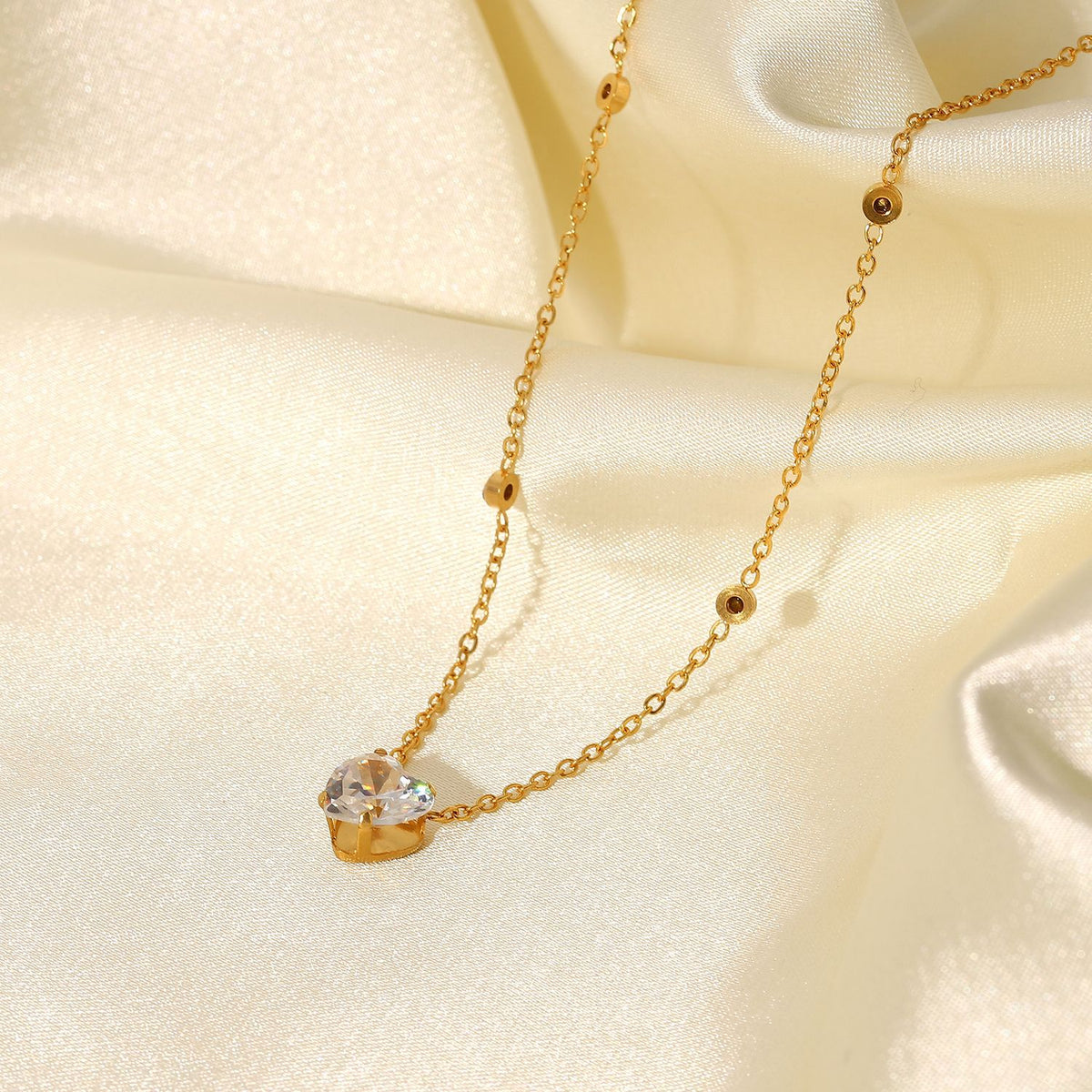 Brio Heart Pendant Necklace — view 4