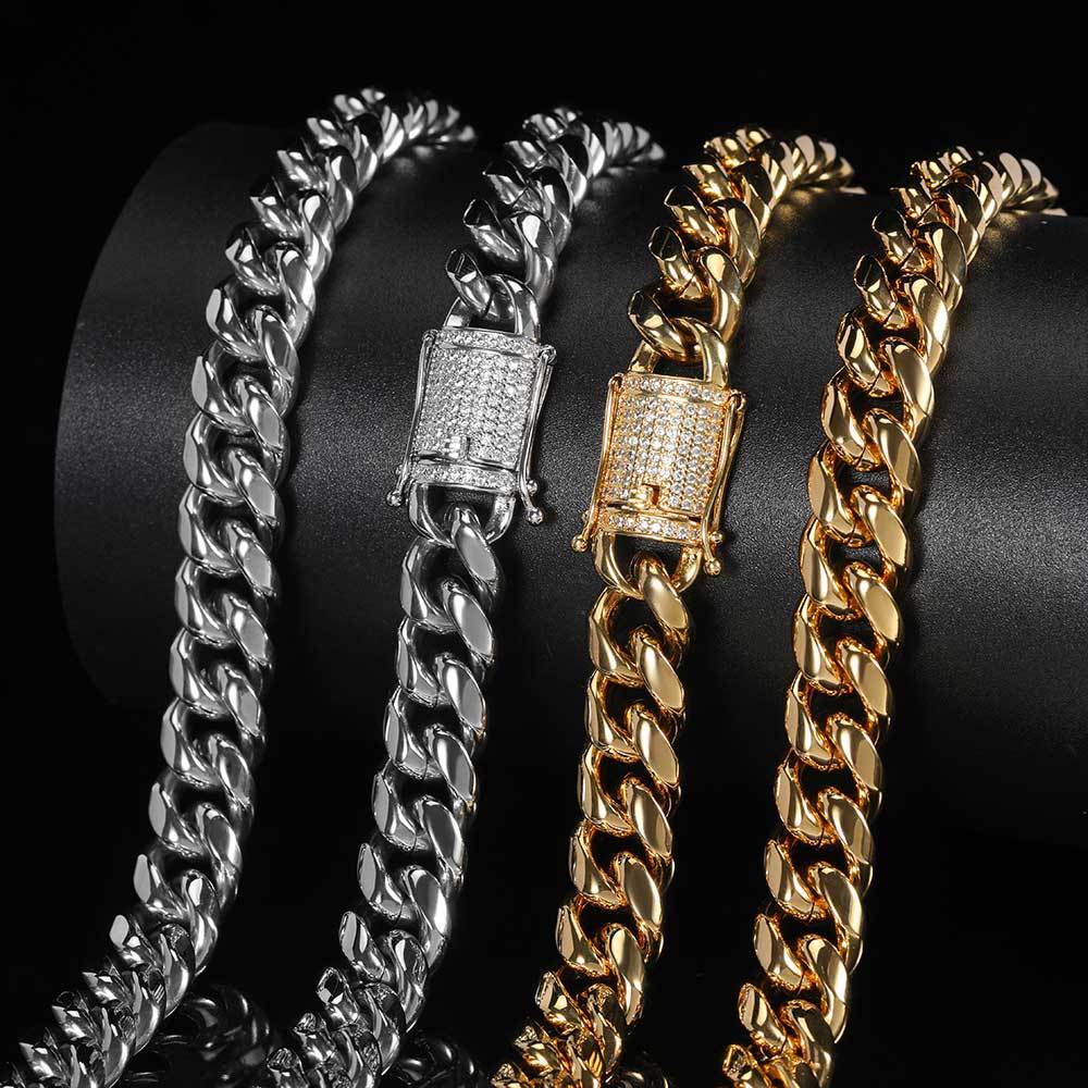 Gio Heavy Cuban Chain Necklace — view 4