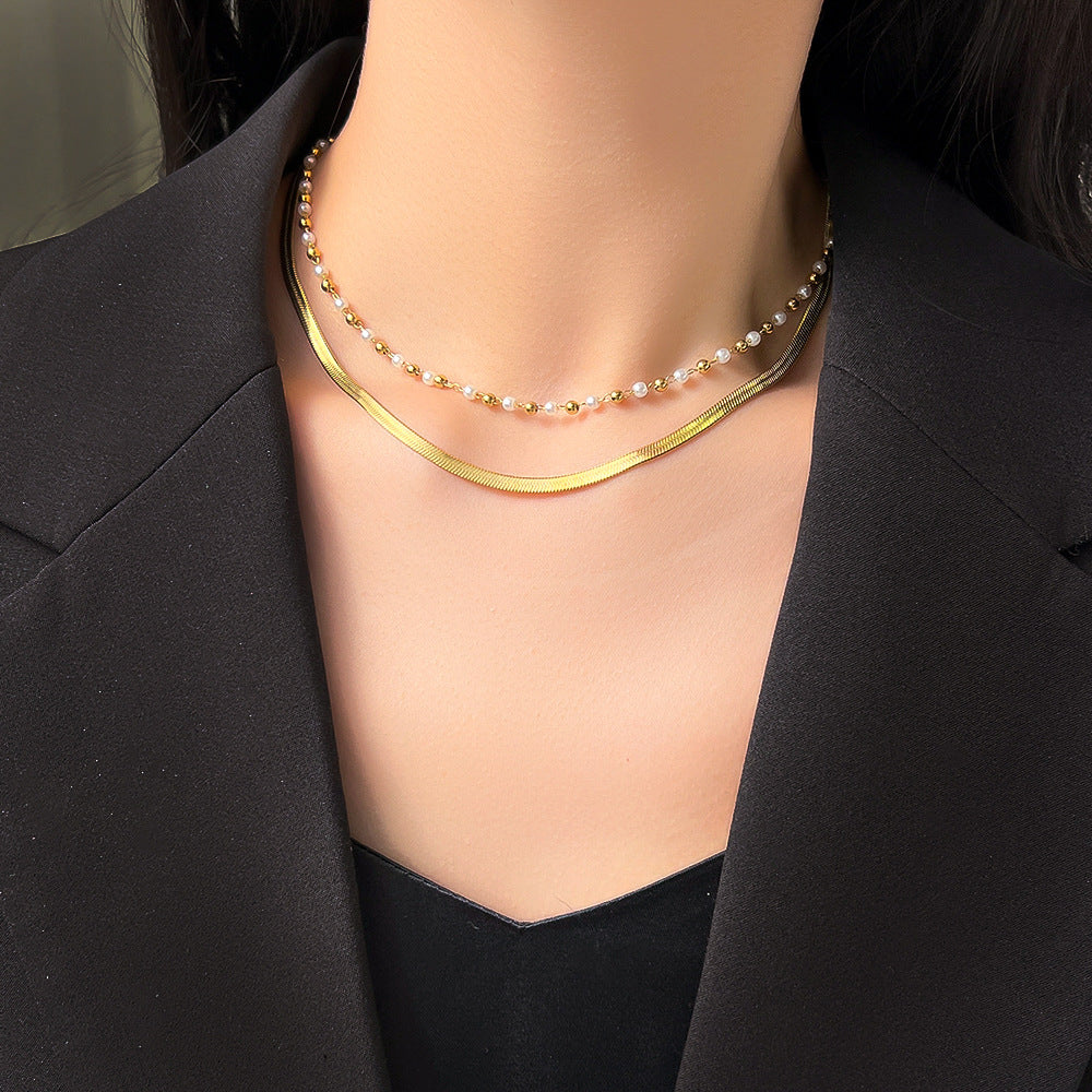 Stella Chunky Chain Necklace — view 1