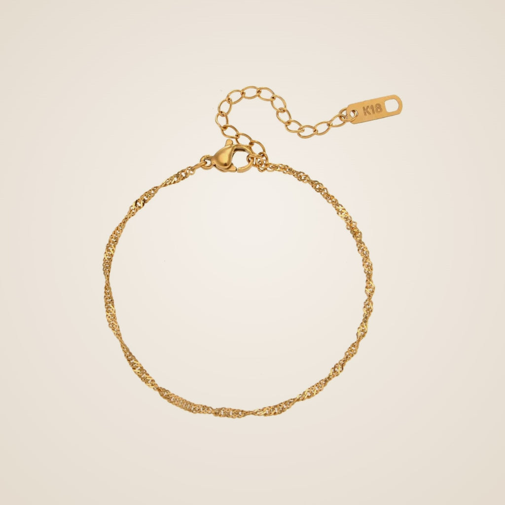 Adele Wave Chain Bracelet & Necklace