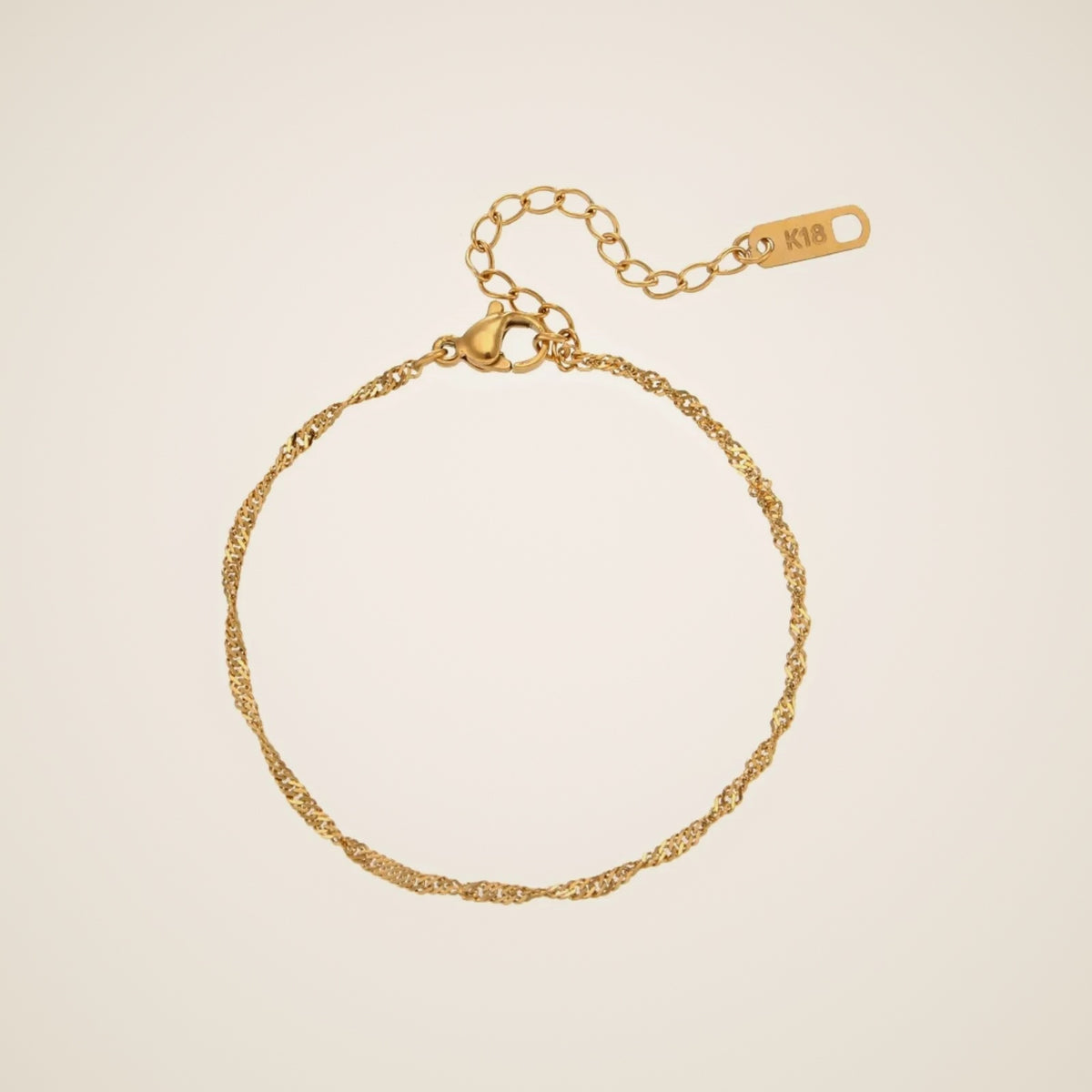 Adele Wave Chain Bracelet & Necklace — view 1