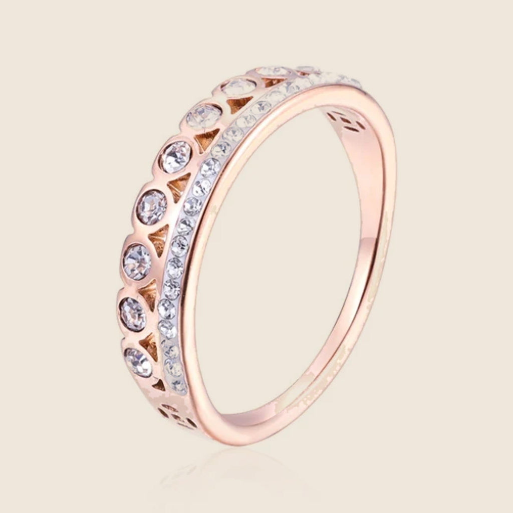 Alessia Bezel Pavé Ring — view 1