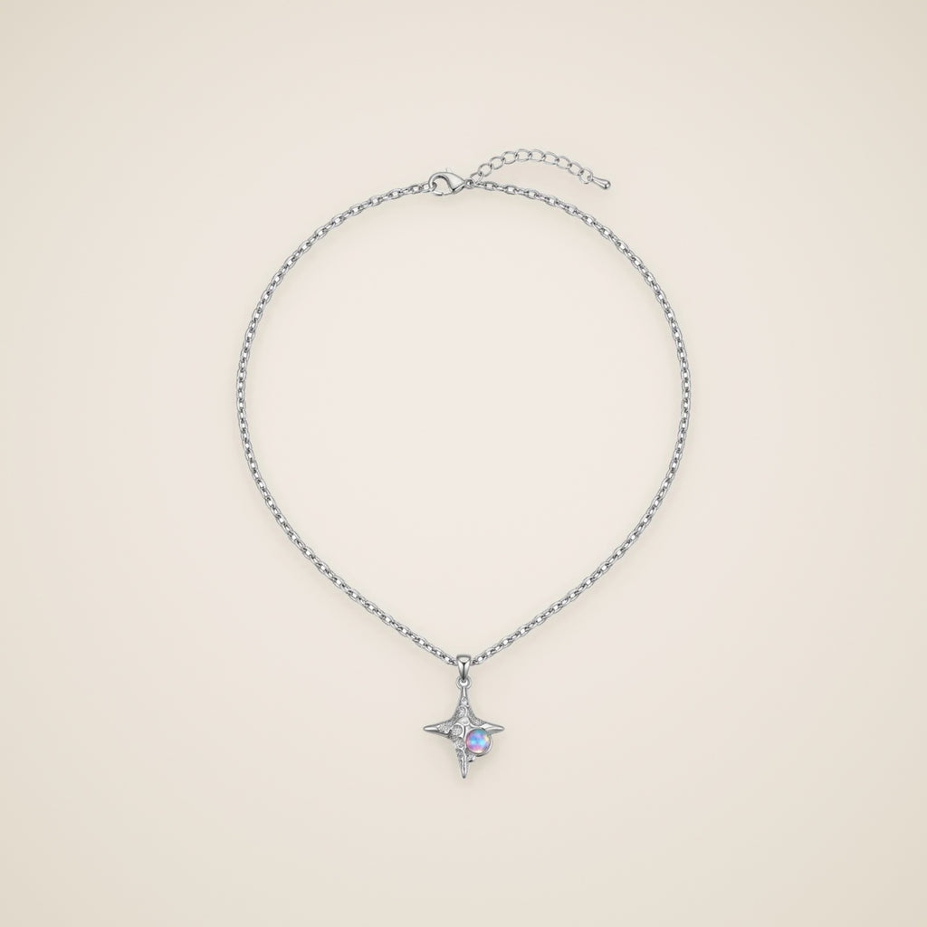 Astra Starburst Pendant Necklace — view 1