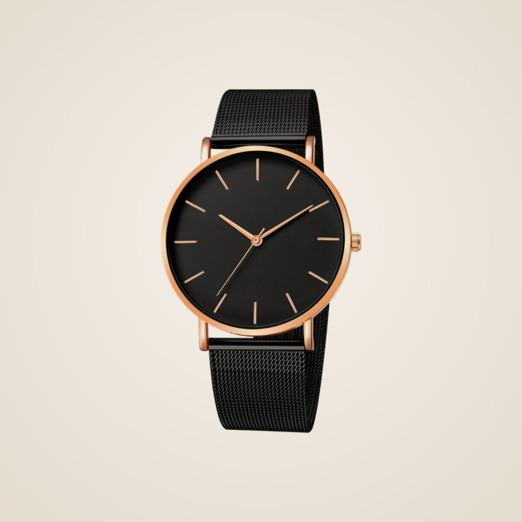 Aurum Slim Mesh Watch