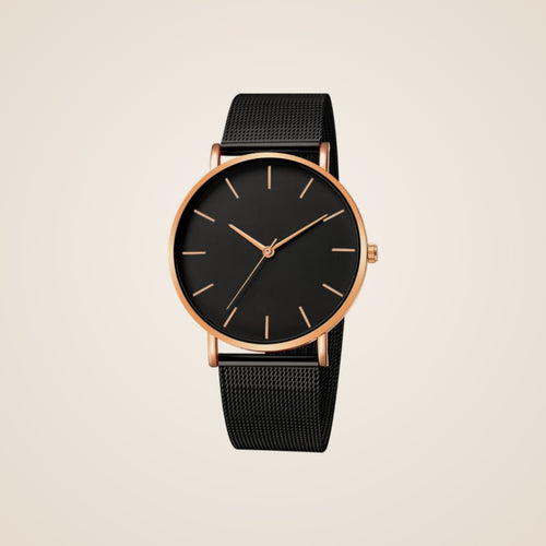 Aurum Slim Mesh Watch