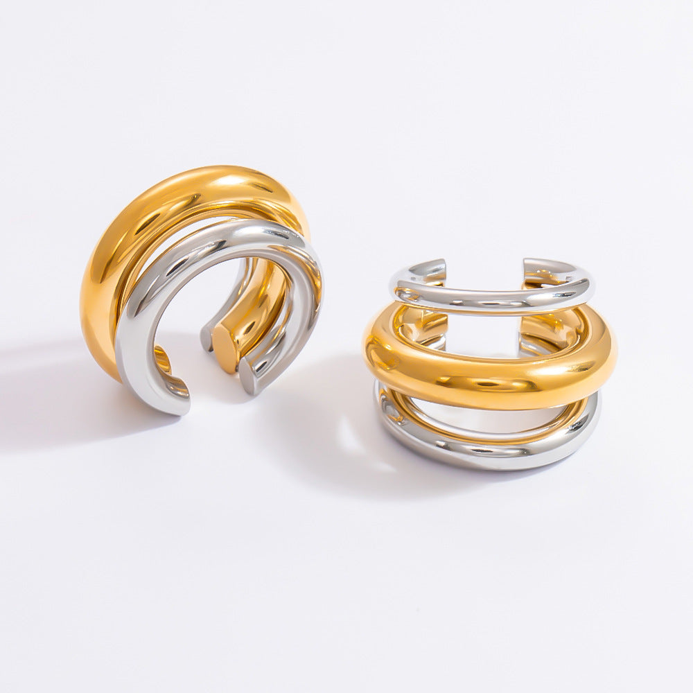 Mila Double Ear Cuff — view 5