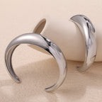 Zeno Chunky Open Cuff Bracelet — view 5