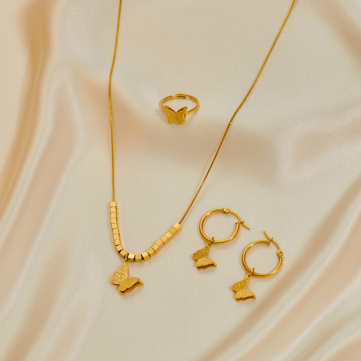 Farfalla Butterfly Jewelry Set — view 2
