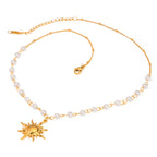 Selene Pearl Drop Necklace — view 5