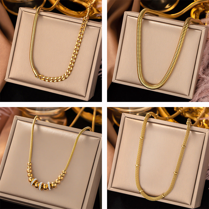 Stella Chunky Chain Necklace — view 3