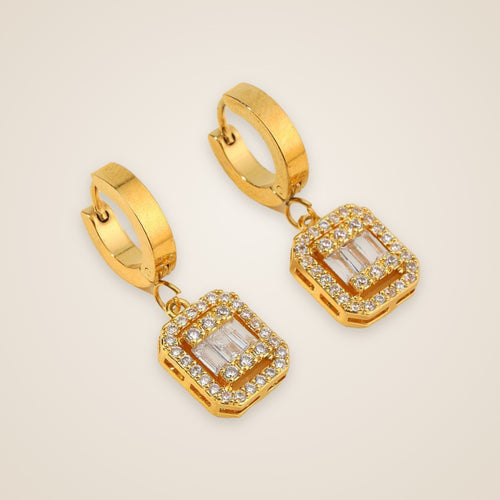 Bea Cube Drop Earrings — view 1
