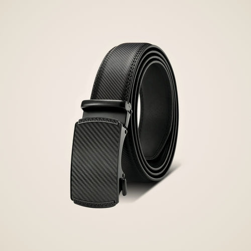 Cintura in pelle con fibbia automatica Beck — vista 1