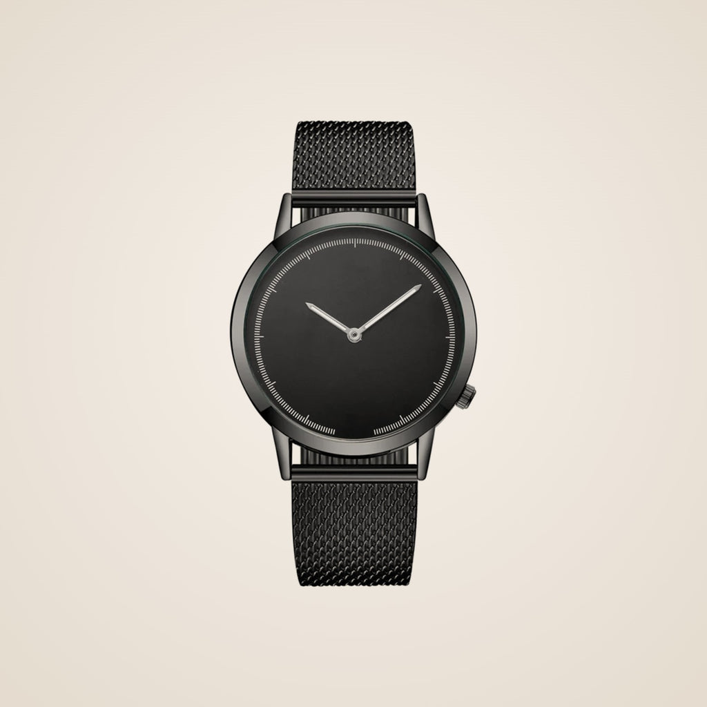 Blu Sunray Dial Mesh Watch