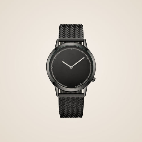 Blu Sunray Dial Mesh Watch