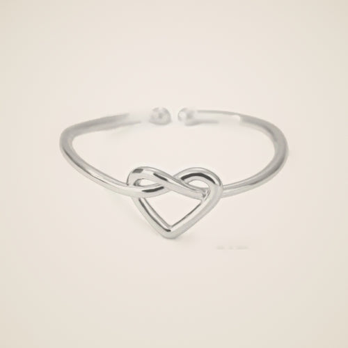 Anello cuore aperto Bora — vista 1