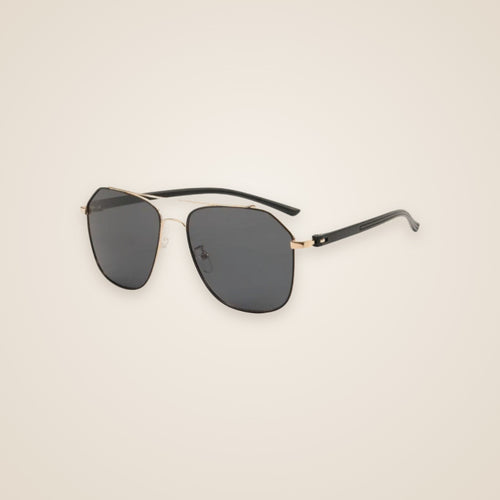 Bram Double-Bridge Aviator Sunglasses — view 1