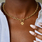 Noemi Initial Heart Necklace — view 8