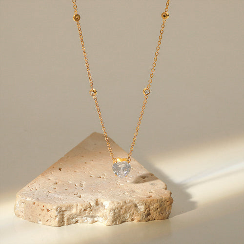 Brio Heart Pendant Necklace — view 2