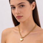 Cuore Puffy Heart Jewelry Set — view 3