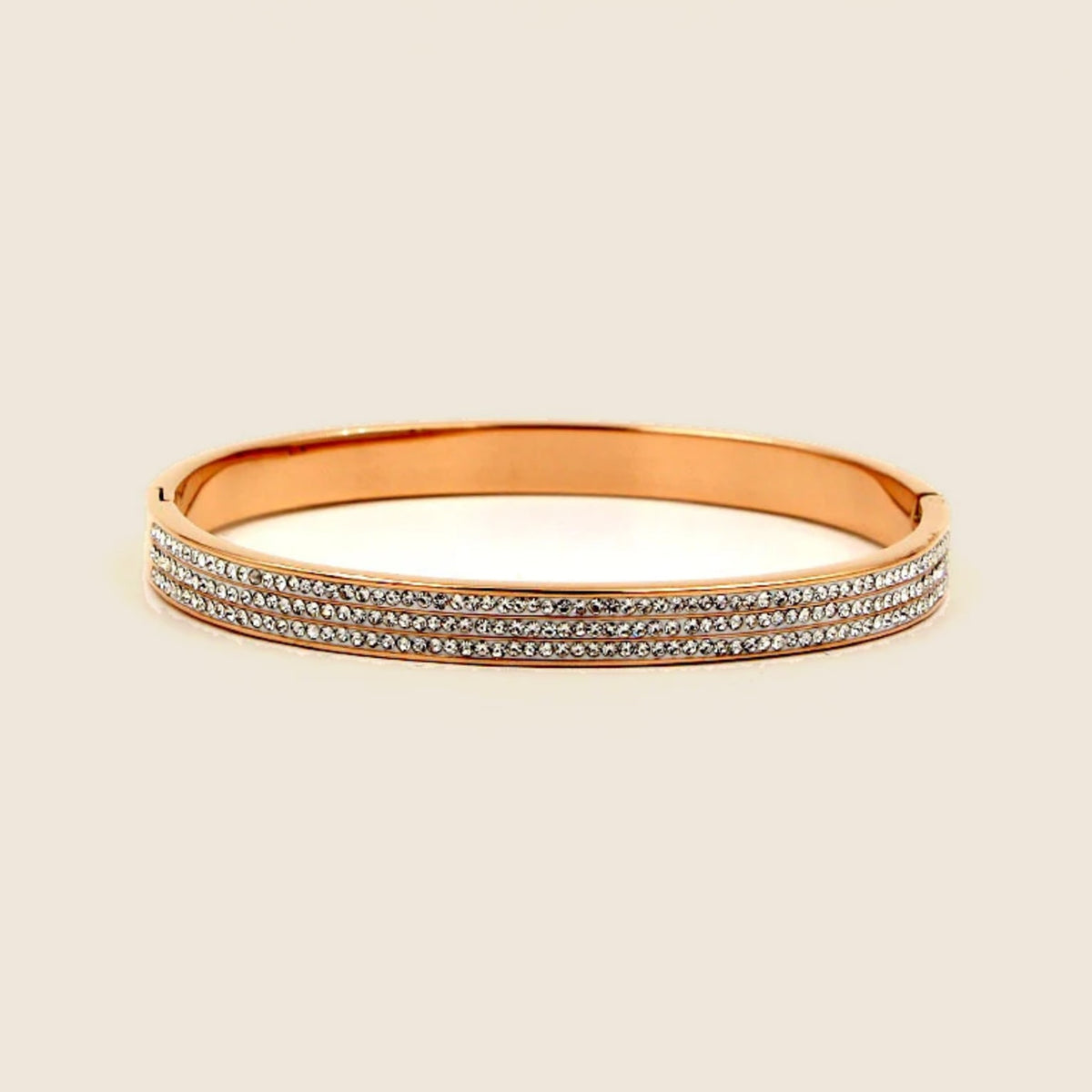 Camilla Three-Row Pavé Bangle — view 1