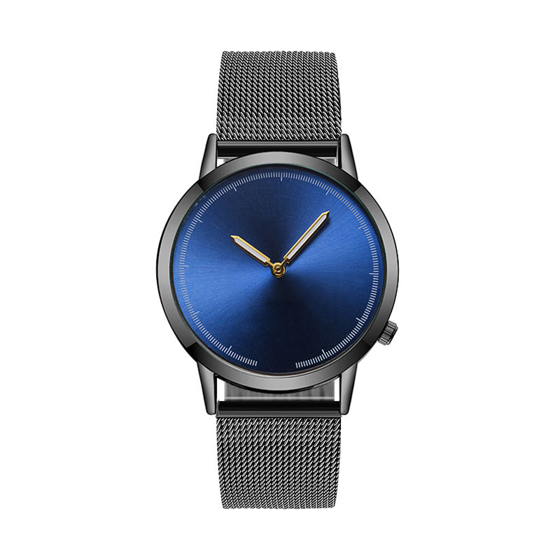Blu Sunray Dial Mesh Watch — view 4