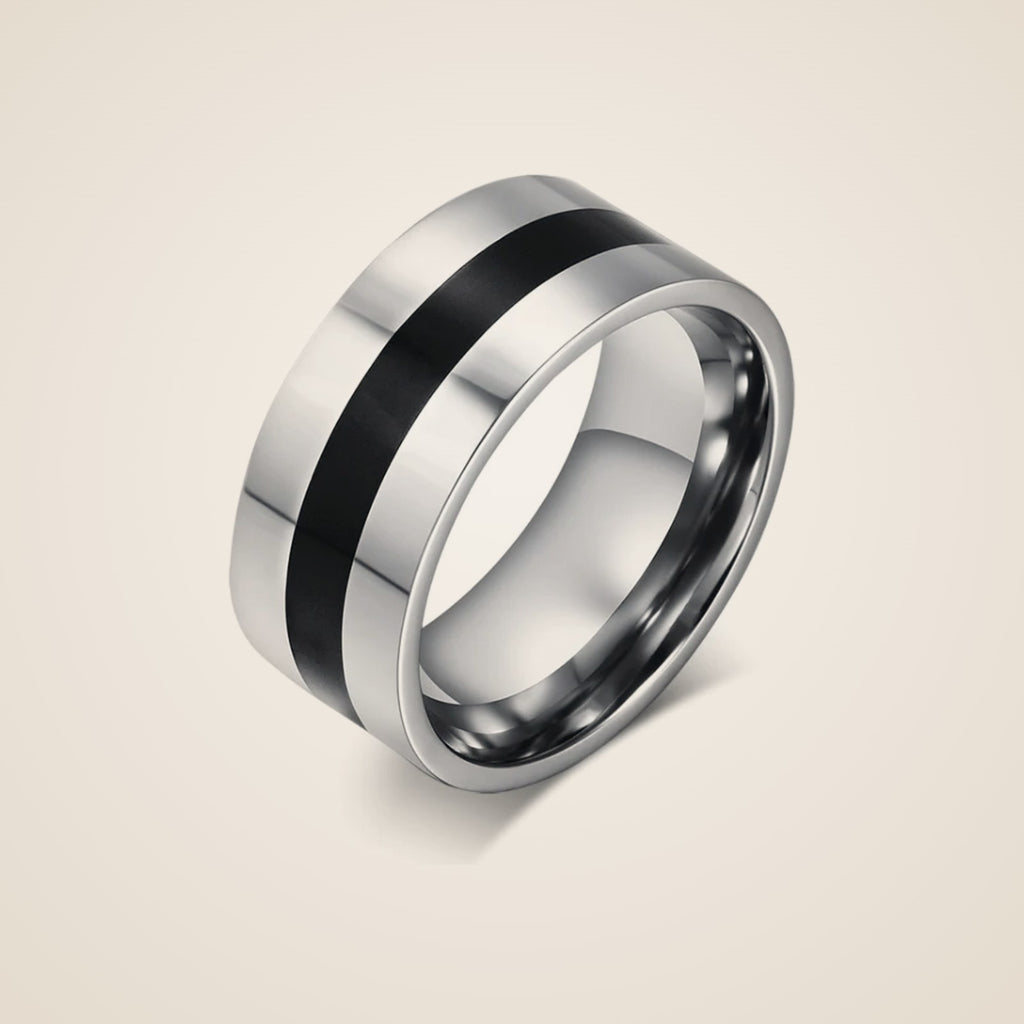 Cielo Enamel Band Ring — view 1