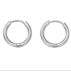 Pia Everyday Hoop Earrings — view 3