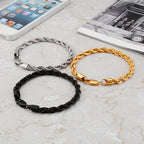 Blake Twisted Cable Bracelet — view 5