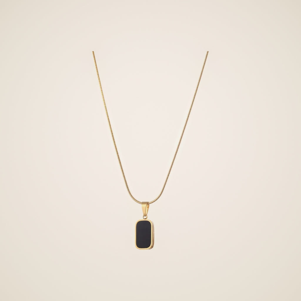 Collier médaillon coquillage Dante — vue 1