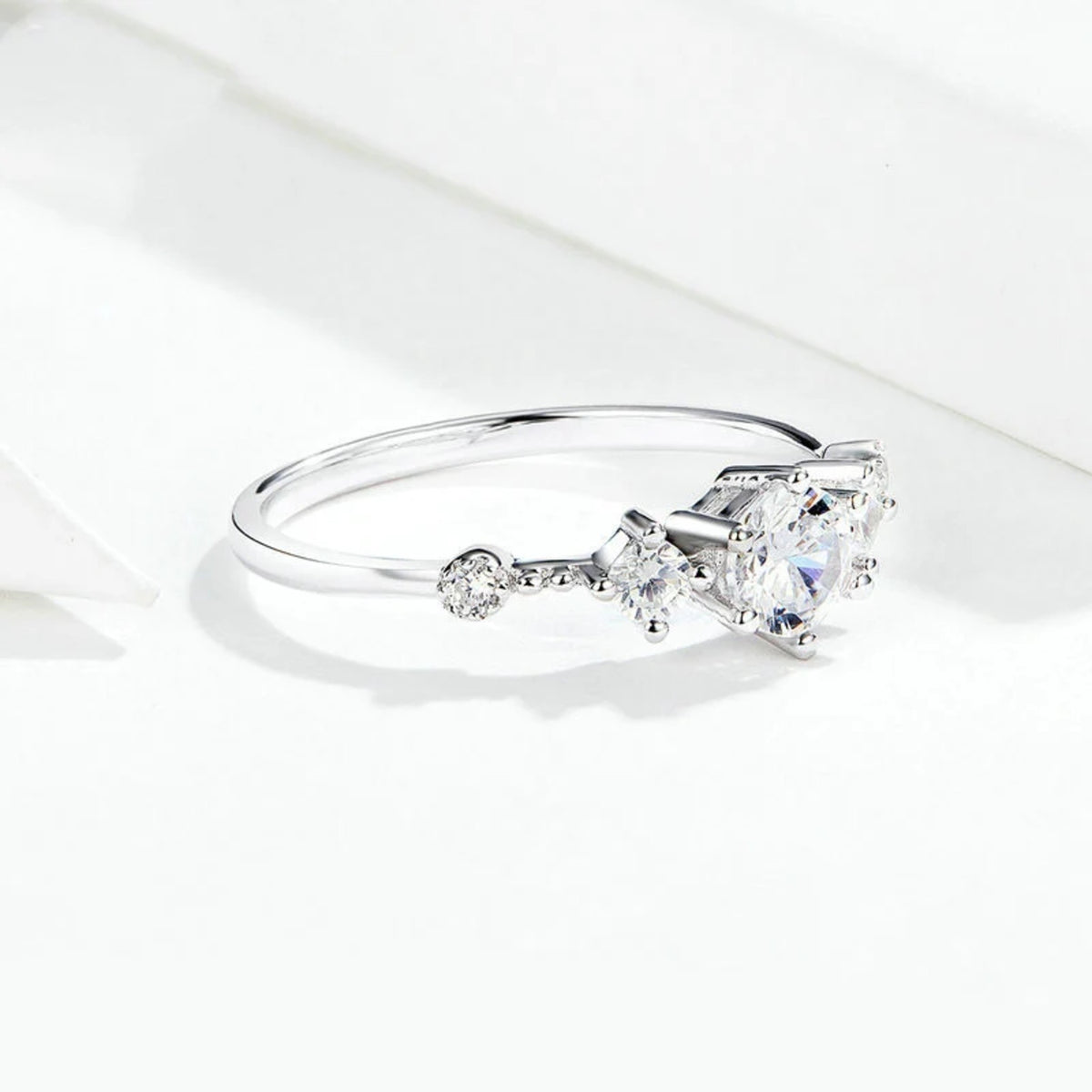 Diana Three-Stone Ring — view 2