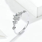 Diana Three-Stone Ring — view 3