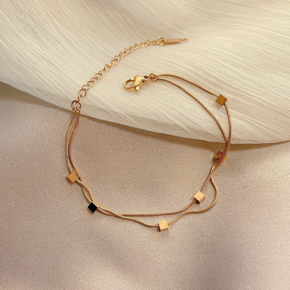 Donatella Double Cube Bracelet — view 2