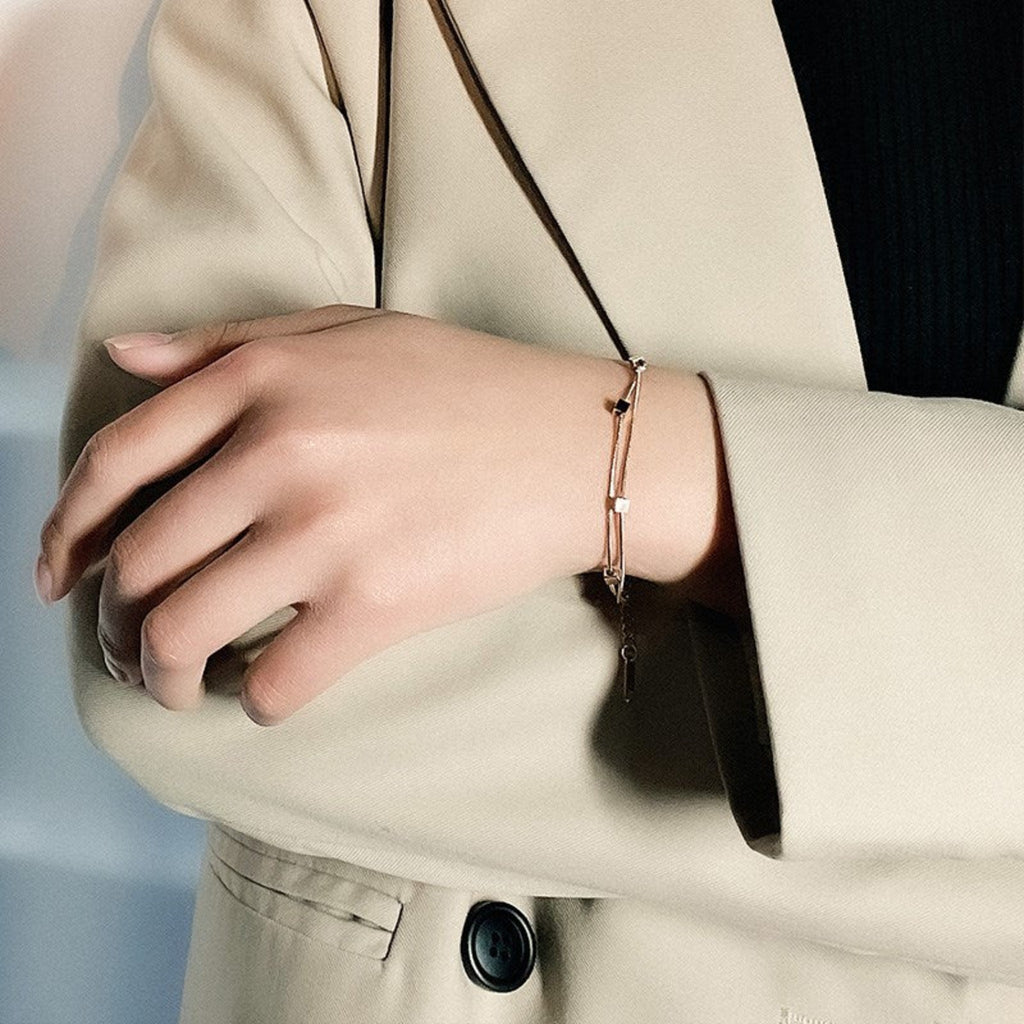Donatella Double Cube Bracelet — view 4