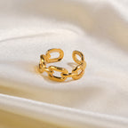 Calla Chain Link Ring — view 2
