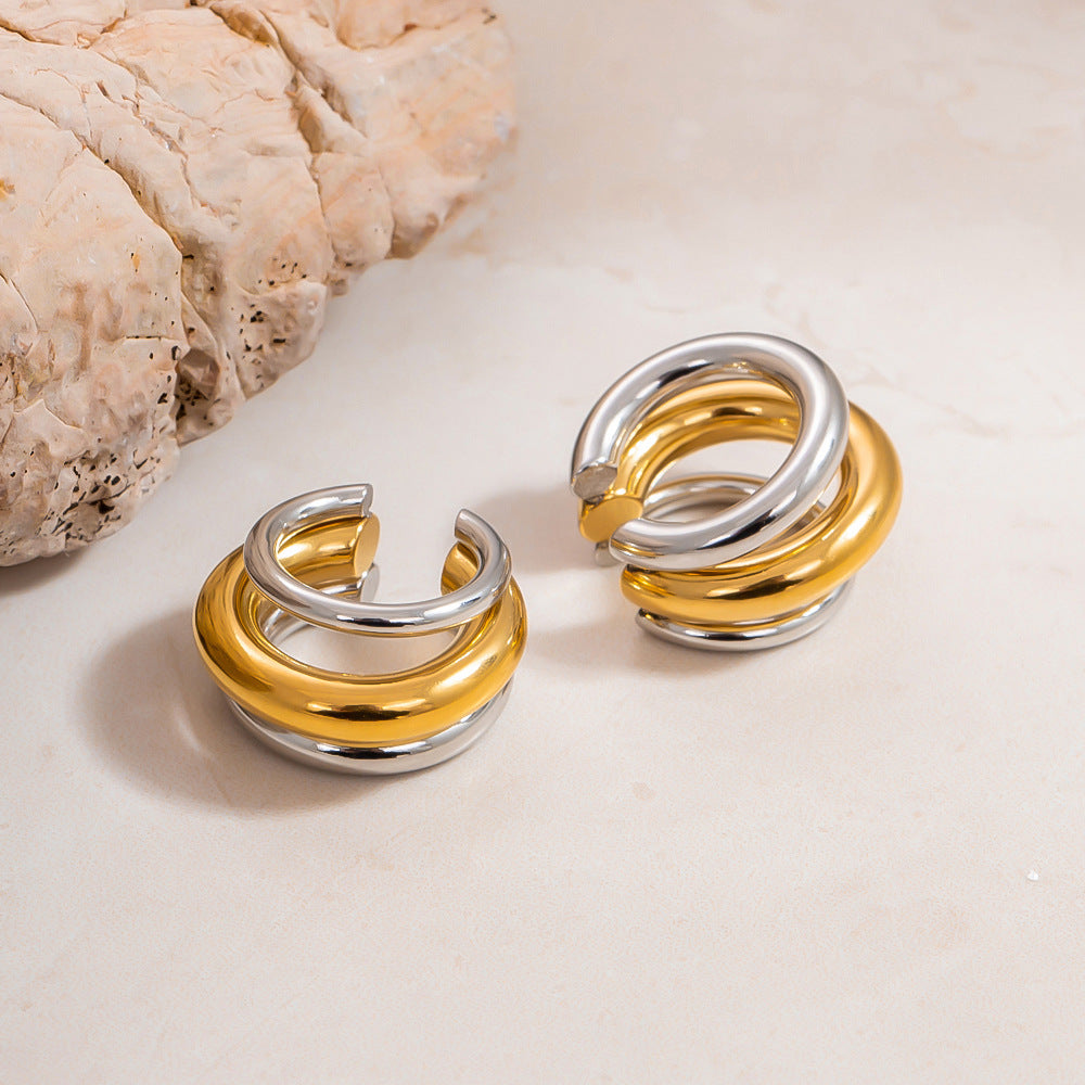 Mila Double Ear Cuff — view 4