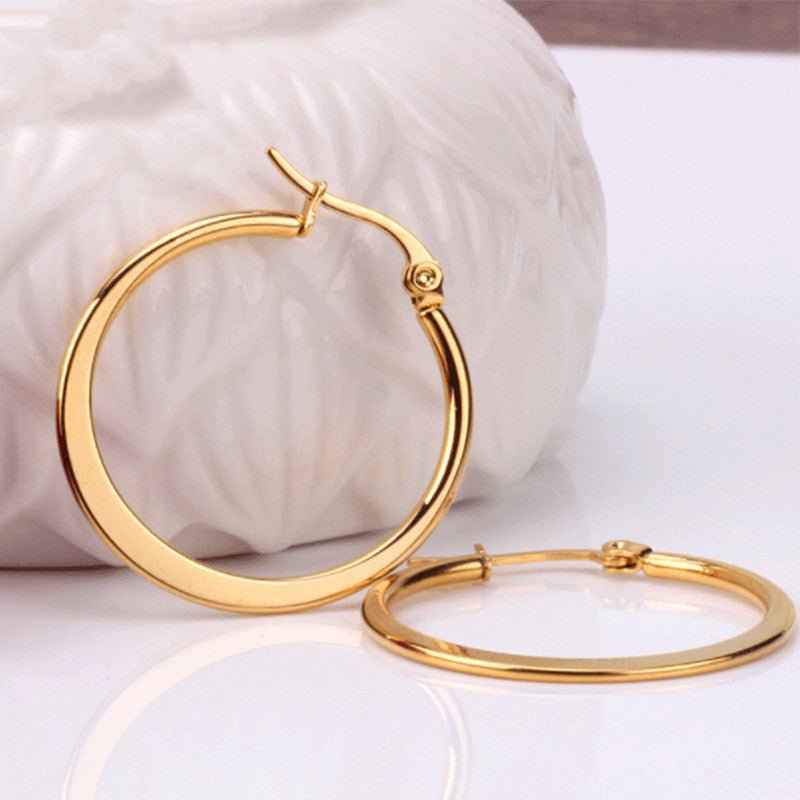 Dina Heart Hoop Earrings — view 2