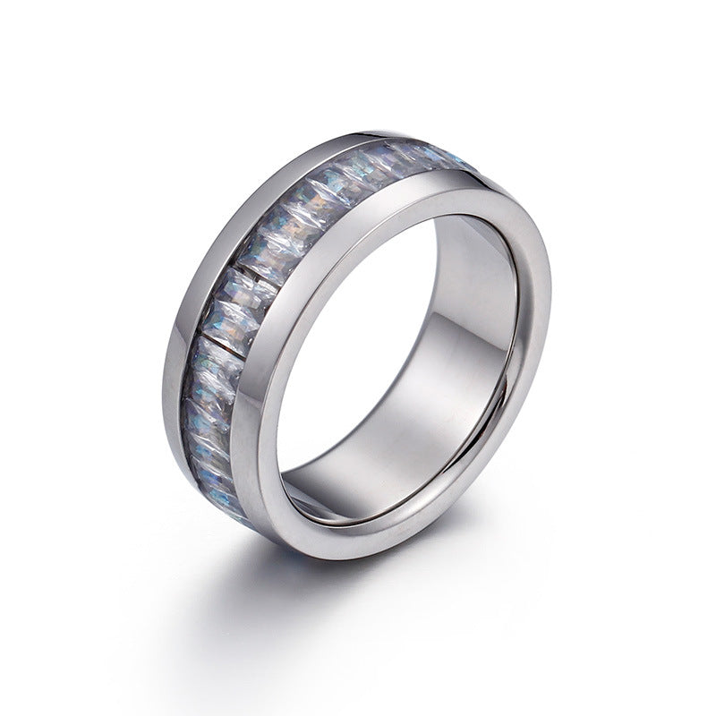 Lino Crystal Band Ring — view 3
