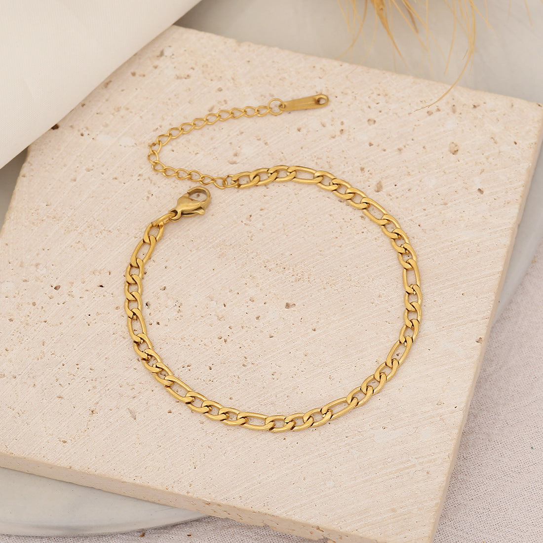 Paola Fine Chain Bracelet — view 3