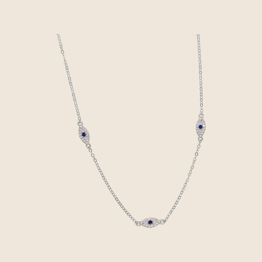 Collana tre occhi Eleni — vista 1