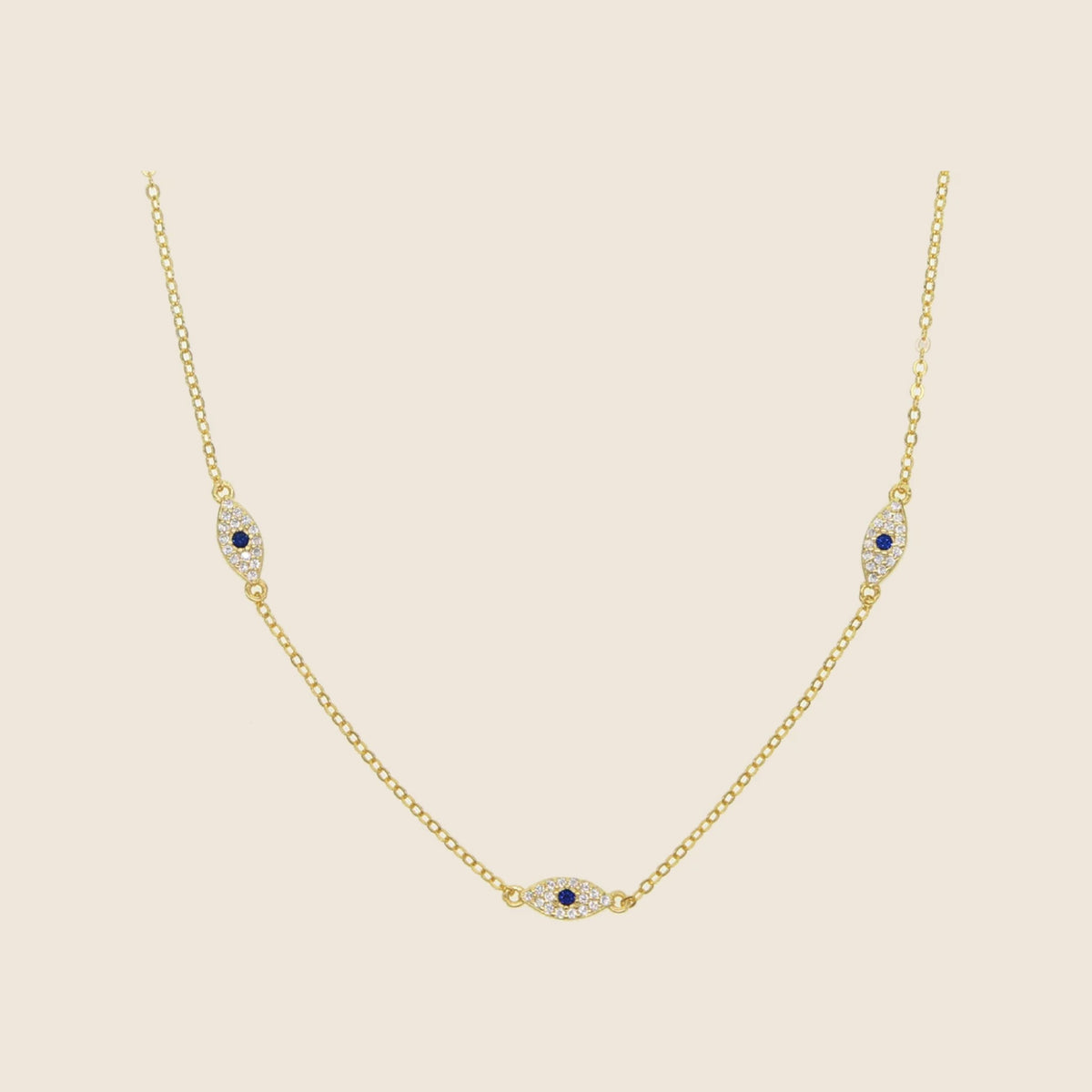 Collana tre occhi Eleni — vista 4