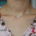 Collana tre occhi Eleni — vista 5