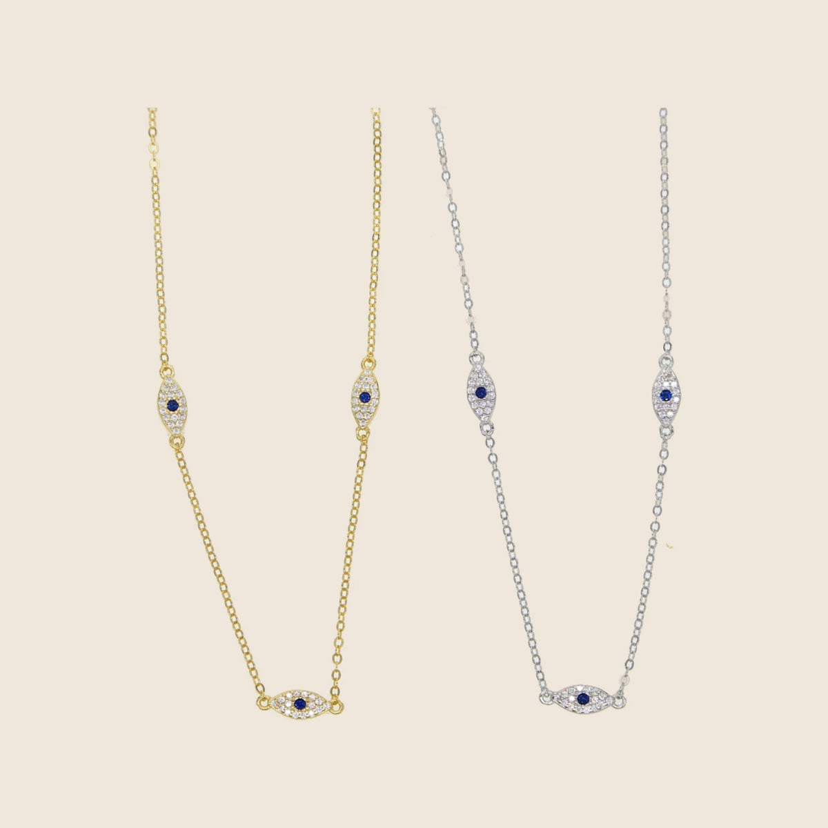 Collana tre occhi Eleni — vista 6
