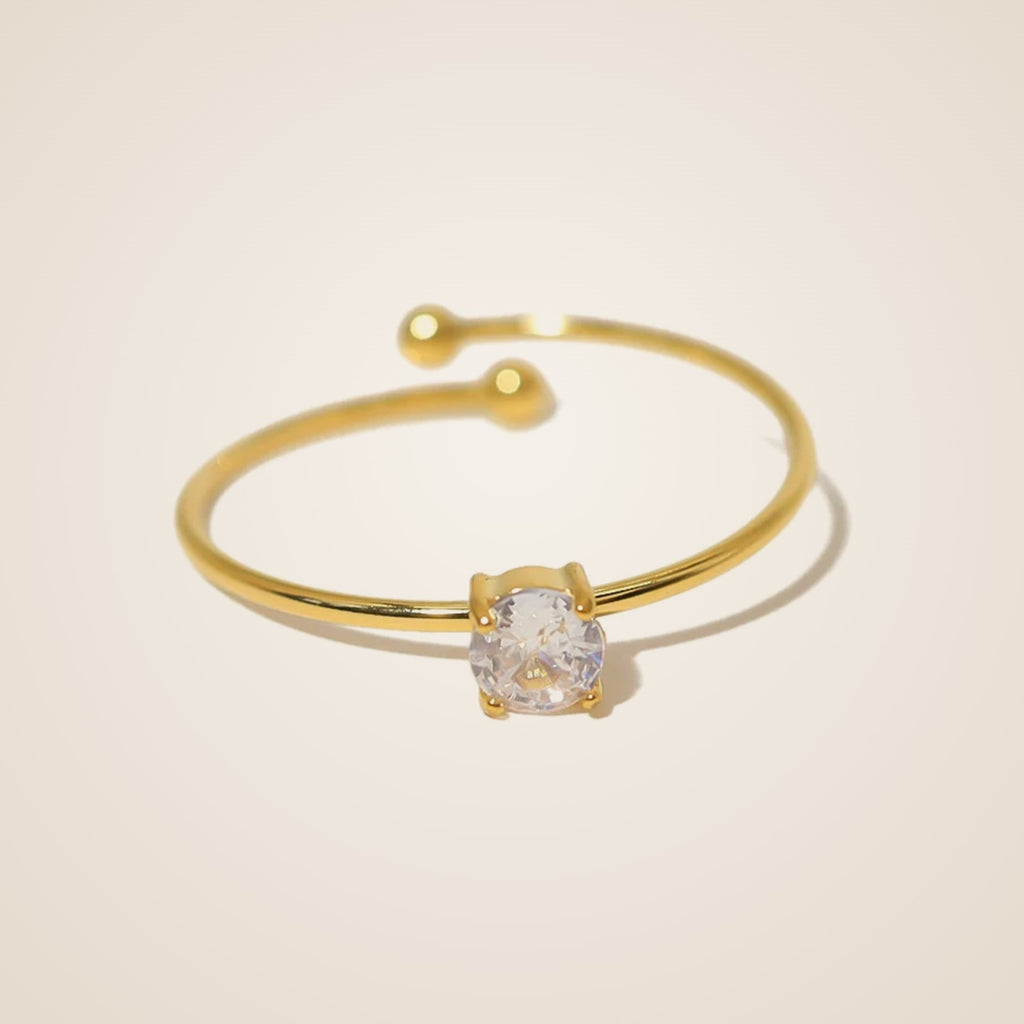 Etna Pavé Open Ring — view 1