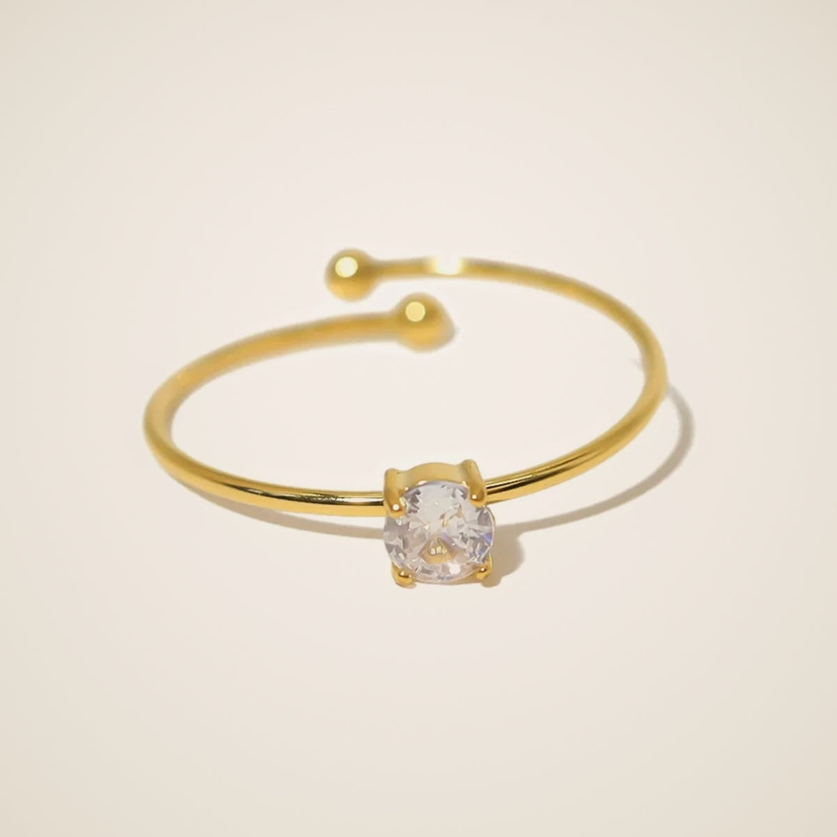 Etna Pavé Open Ring — view 1